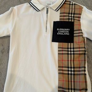 Burberry Collar Boys Shirt